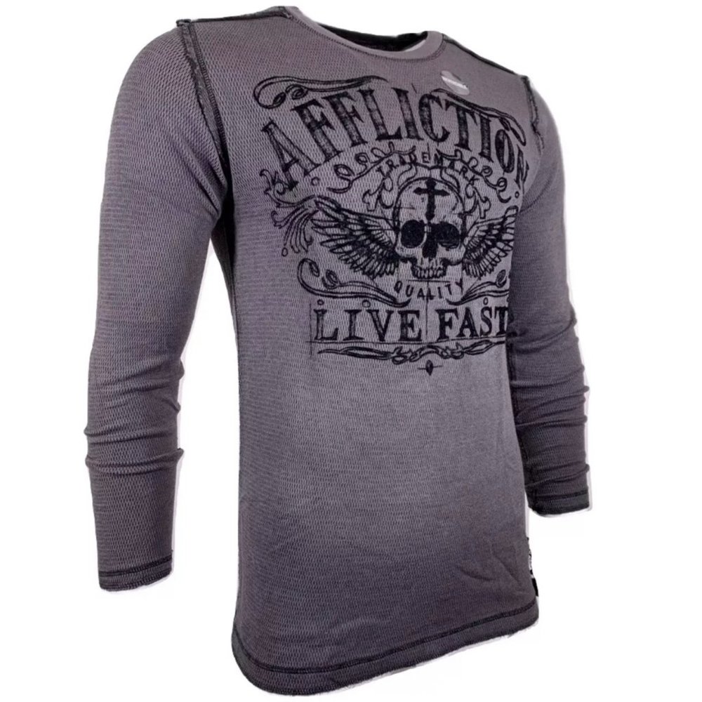 AFFLICTION Men's Thermal ROYAL IMPACT Reversible - Picture 9 of 11
